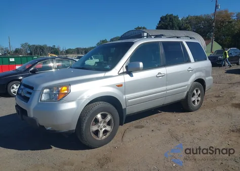 2007 Honda Pilot Ex из США, поврежденный, VIN 2HKYF18437H509754